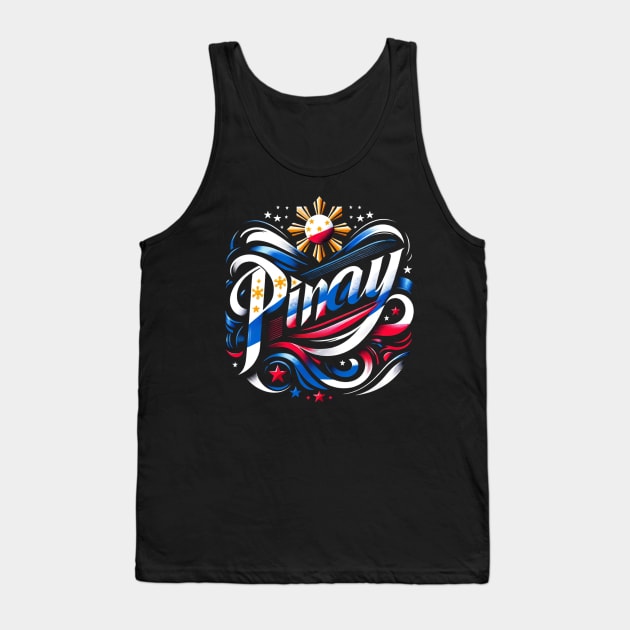 Pinay Filipino Filipina, Philippines Pride Flag Tank Top by ThatVibe